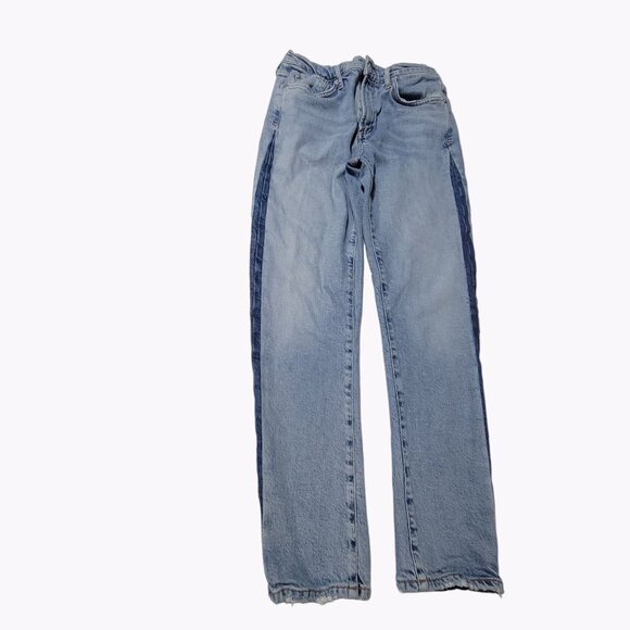 Agolde Toni Jeans Womens Size 27 Straight Leg Mid Rise Light Wash Denim Pants - Picture 2 of 6